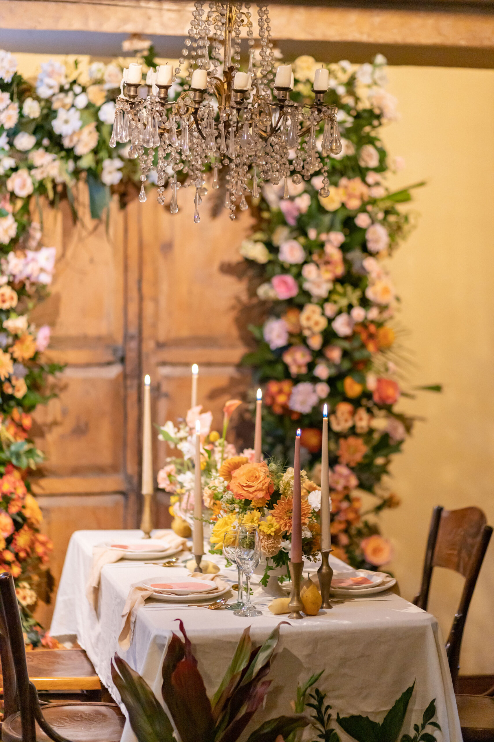 Experiencia de aprendizaje floral orgánico