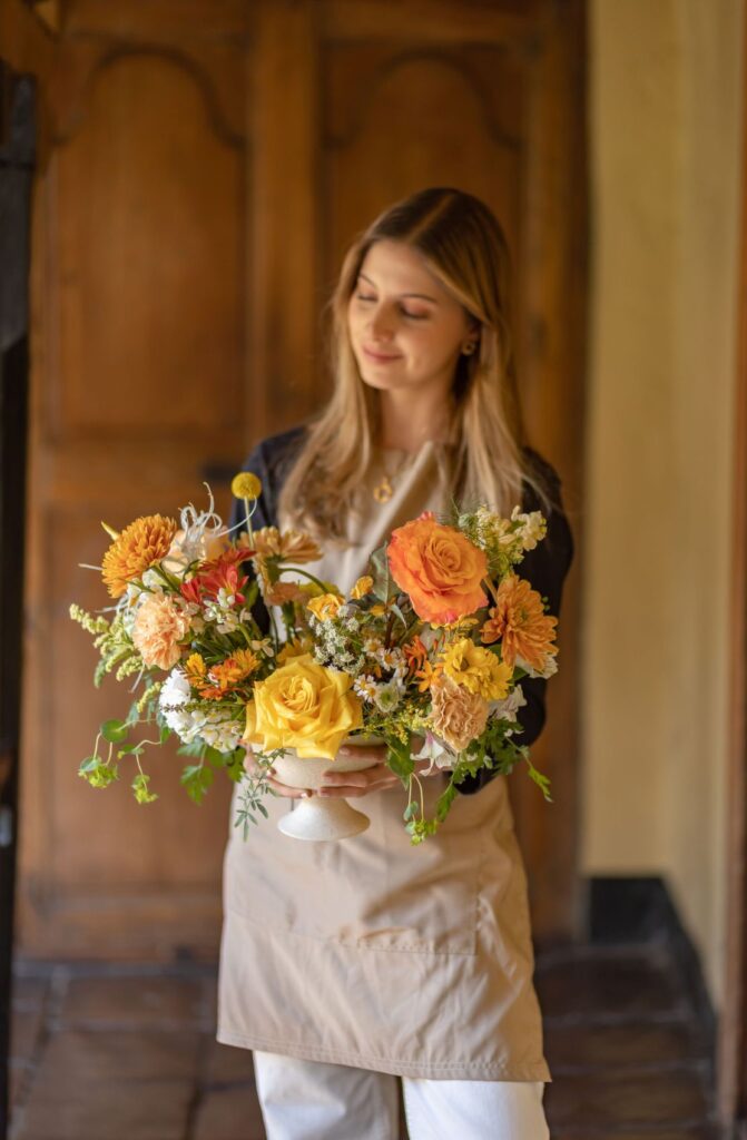 Materiales del taller floral